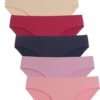 Women's Seamless Underwear No Show Stretch Bikini Panties Silky Invisible Hipster