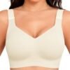 Women Wirefree Bras for Women Full Coverage No Underwire Everyday Bras Comfortable Wireless Padded Bras