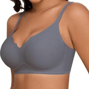 Womens Bras for Women Wireless Comfort Full Coverage Mesh Breathable Padded No Underwire Support T Shirt Bra