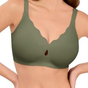 Bras for Women No Underwire Wave Push Up Wireless Bra Seamless Bras Full Coverage  Lift Everyday Bras