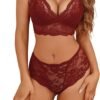 Lingerie Set for Women Lace Bra and Panty Sets Sexy Underwear  Lingerie Outfits