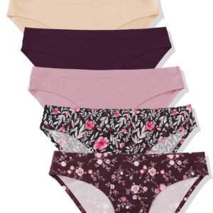 Women’s Seamless Hipster Underwear No Show Panties Invisibles Briefs Soft Stretch Bikini Underwears XS-XL